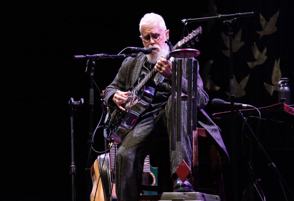 Bruce Cockburn on stage